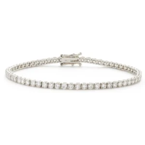 diamond armbånd-tennisarmbånd-bracelet-14 karat hvidguld
